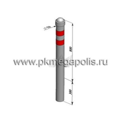 купить столбик парковочный бетонируемый АБ-76/1080 в Невинномысске